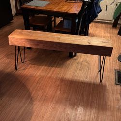 Solid Wood Bench