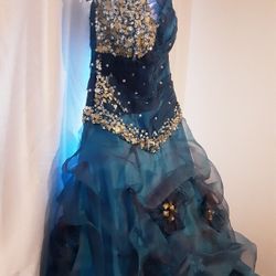 Ball Gown Blue 