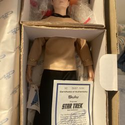 STAR TREX 1988 Collectible Doll Sulu