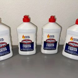 Pack of 4 Huge Containers of Lighter Fluid : Kingsford Charcoal Lighter Fluid Odorless Quart 32 Fluid Ounces