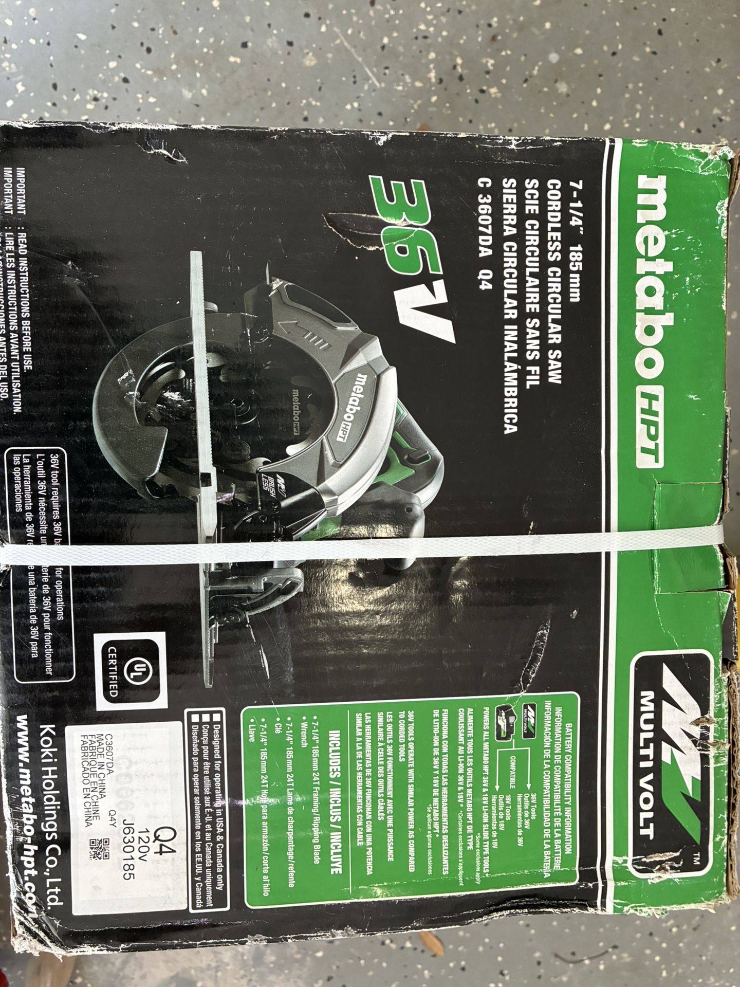 Metabo HPT 7 1/4 Circular Saw