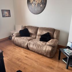 86 Inch Couch/recliner