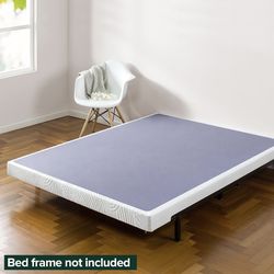 Queen Zinus Walter Standard Profile Metal Smart Box Spring / Mattress Foundation / Wood Slat Support