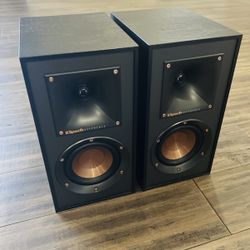 Klipsch R-41M Reference Monitor Bookshelf Speakers | Copper-Spun Woofers | Home Theater or Stereo Setup Ready