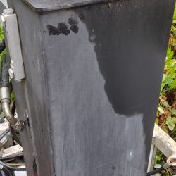 vertical hydraulic tank w/ hydac filter