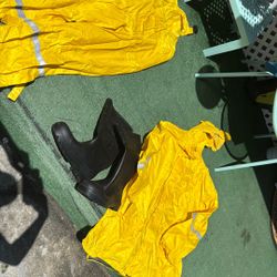Rain Jacket Suit And Boots Size 42/8 For Work 