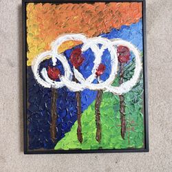 Abstract Flower Painting