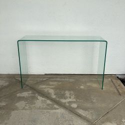 Tempered Glass Console Table 