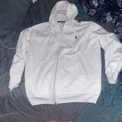 Large Light Grey Ralph Lauren Polo Jacket