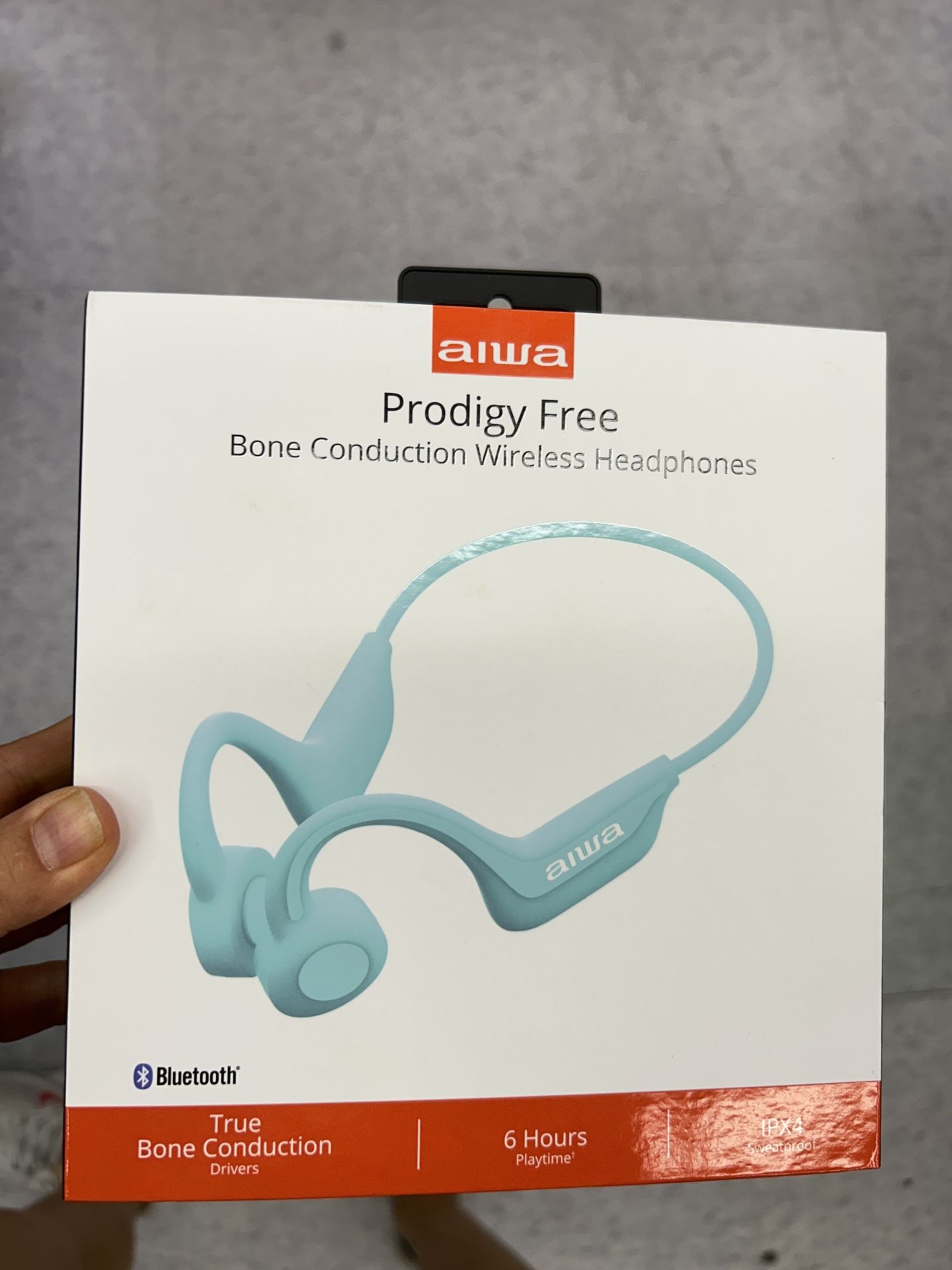 NWT aiwa prodigy free bone conduction wireless headphones