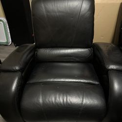 Recliner media room chairs.  Total of 3