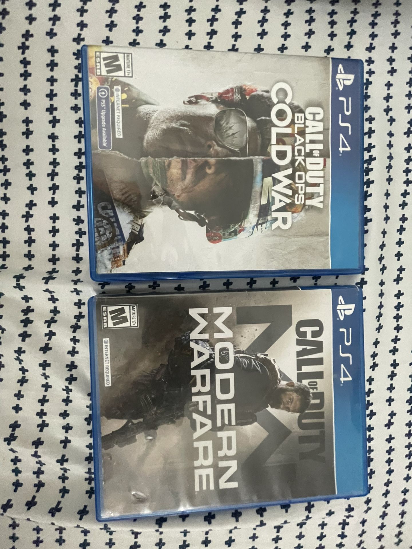 Call of Duty Black Ops: Cold war and Call of Duty:Modern Warfare