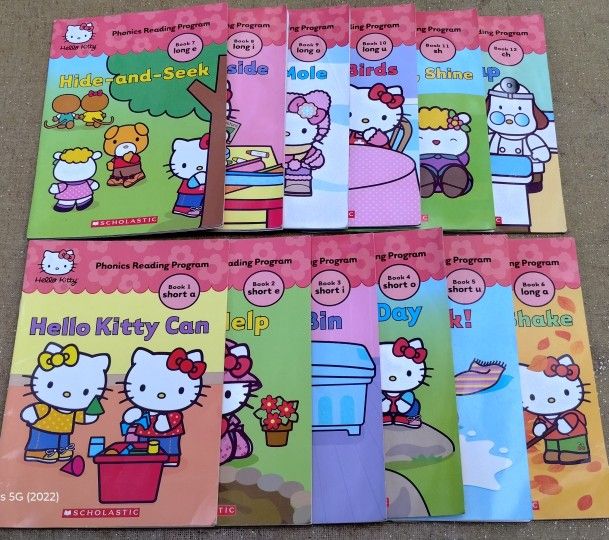 Hello Kitty Phonics Books Set of 12