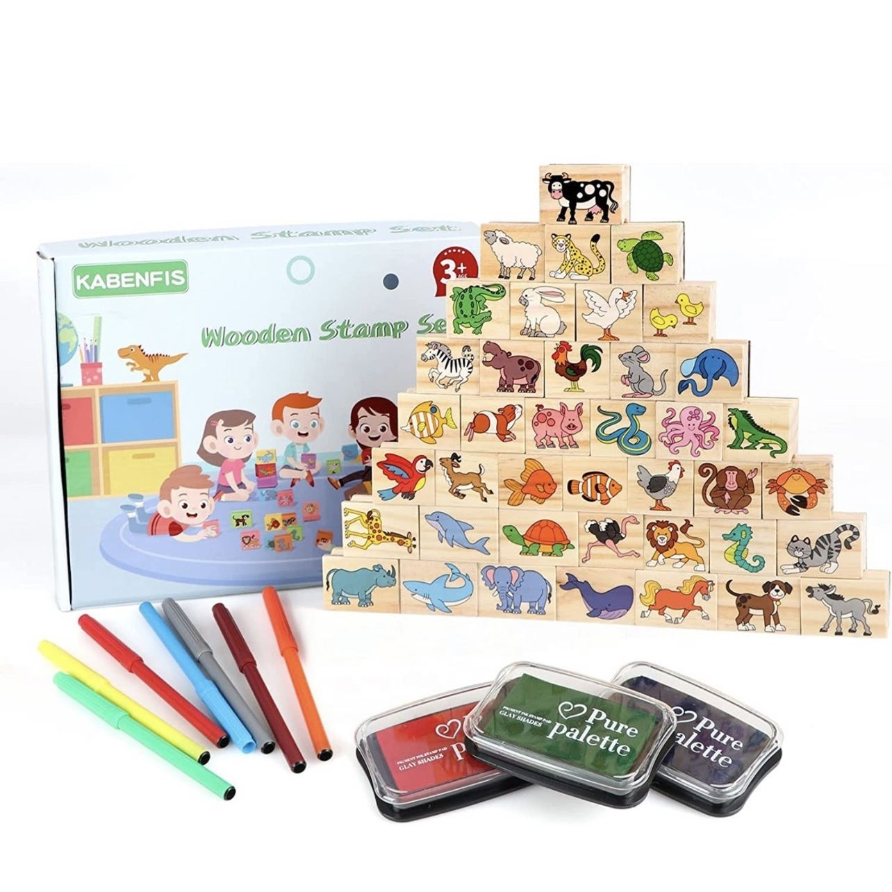 Wooden Stamp Set For Kids for Sale in Tampa, FL - OfferUp
