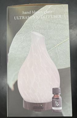 Aroma Aria Ultrasonic Aroma Diffuser – Hand Blown Glass
