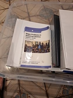 Major Problems In American History Volume l: To 1877 Fourth Edition