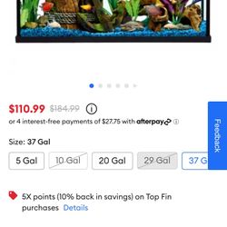 37 Gallon Tank Lid Light 