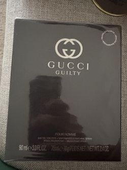 Gucci Guilty For Men Set 3.0 Oz Comes With Deodorant!