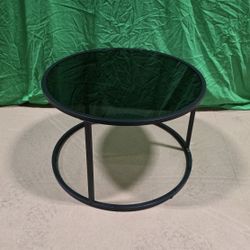  Round Glass Top  Coffee Table