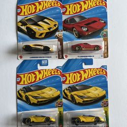 Hot Wheels Lamborghini Bundle – Brand New | 4 Cars