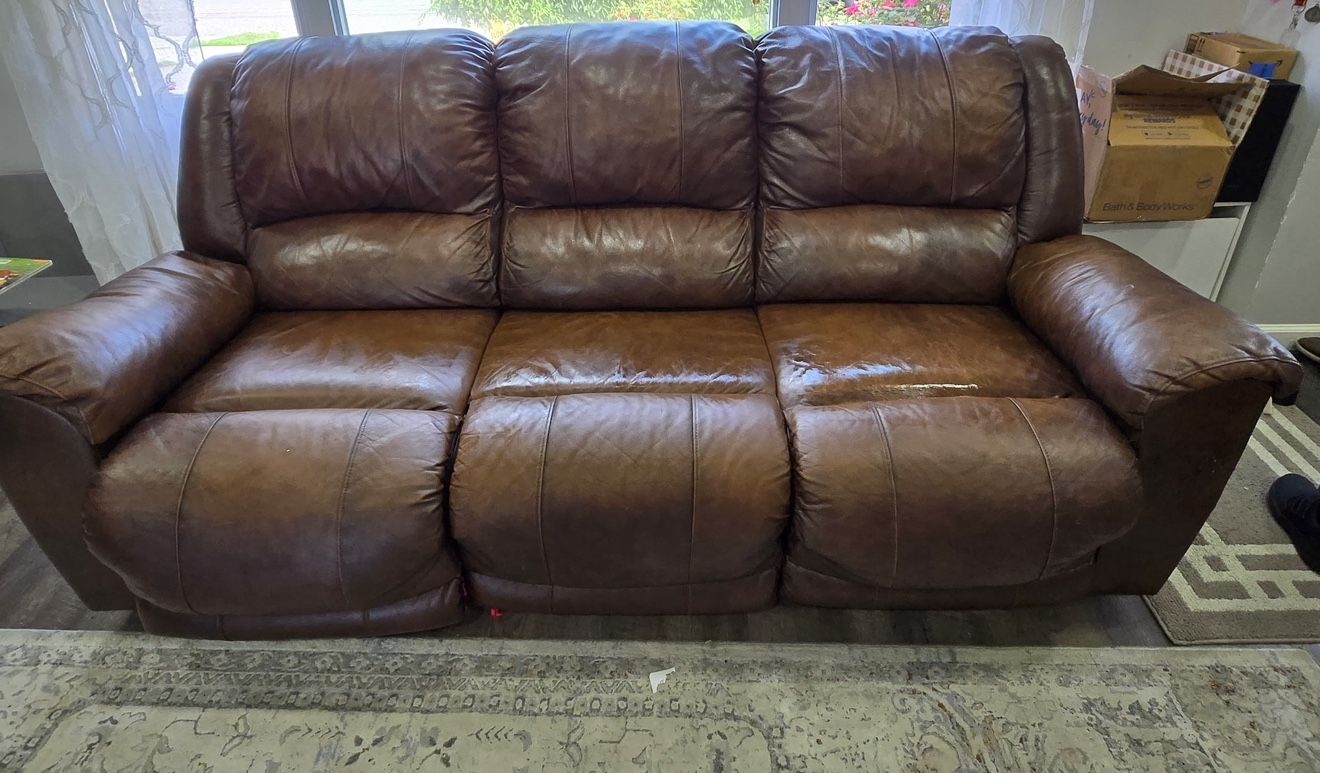 Two Recliner Sofas