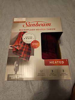 Brand NewvSunbeam Heated Throw 50x60