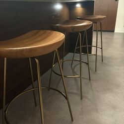 WEST ELM BAR STOOLS