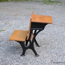 Old time school desk