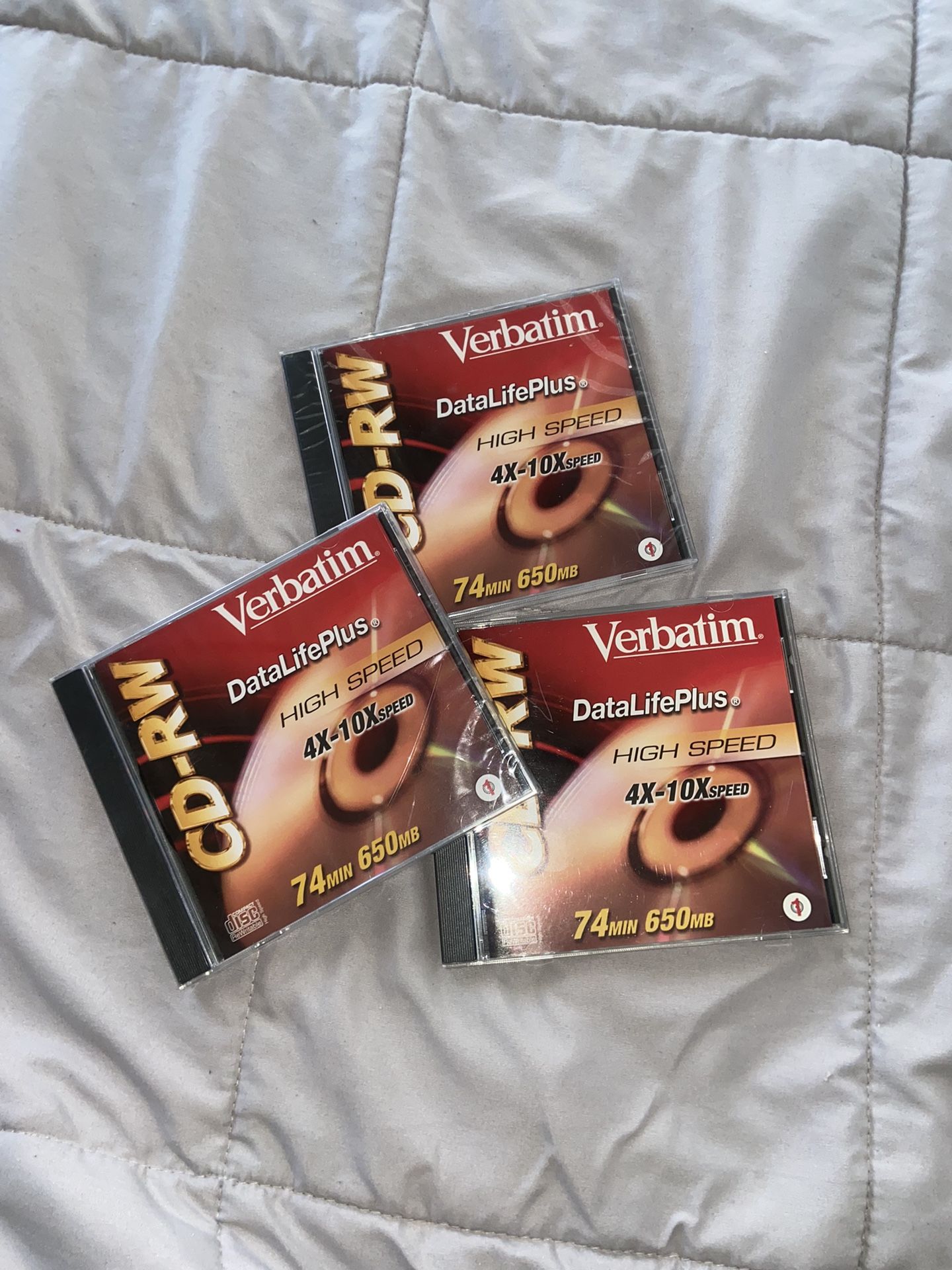 Verbatim High Speed Disc (3) For 10$ 