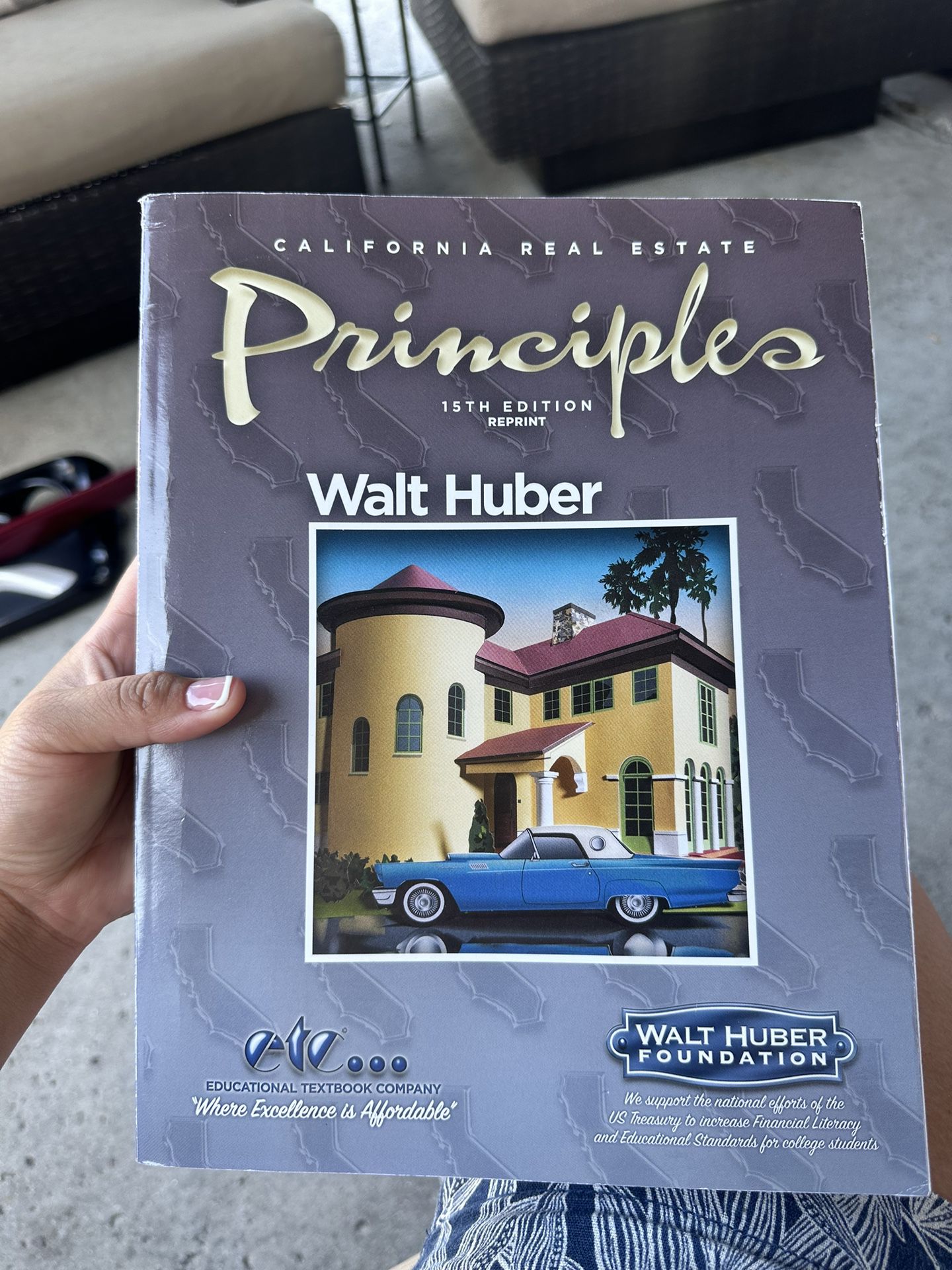 California Real Estate Principles 15th Edition Walt Huber