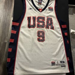 Vintage Reebok 2004 Olympic USA LeBron James Reebok Jersey 