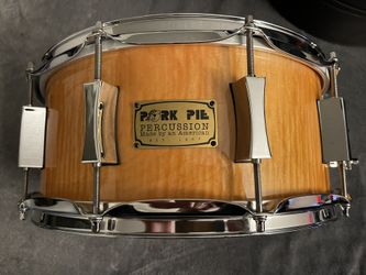 Pork Pie Percussion 14x6 Curly Maple Snare Drum