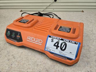 Ridgid Dual Battery Charger RB6095