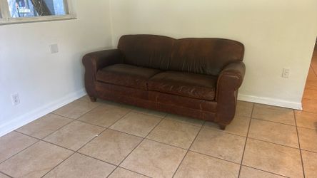 $6000 RH furniture couch - real leather (high quality)