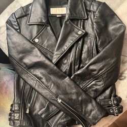 Michael Kors Leather Coat