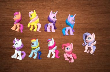 MY LITTLE PONY FRIENDSHIP MINI FIGURES 1,5” LOT OF 9 toys