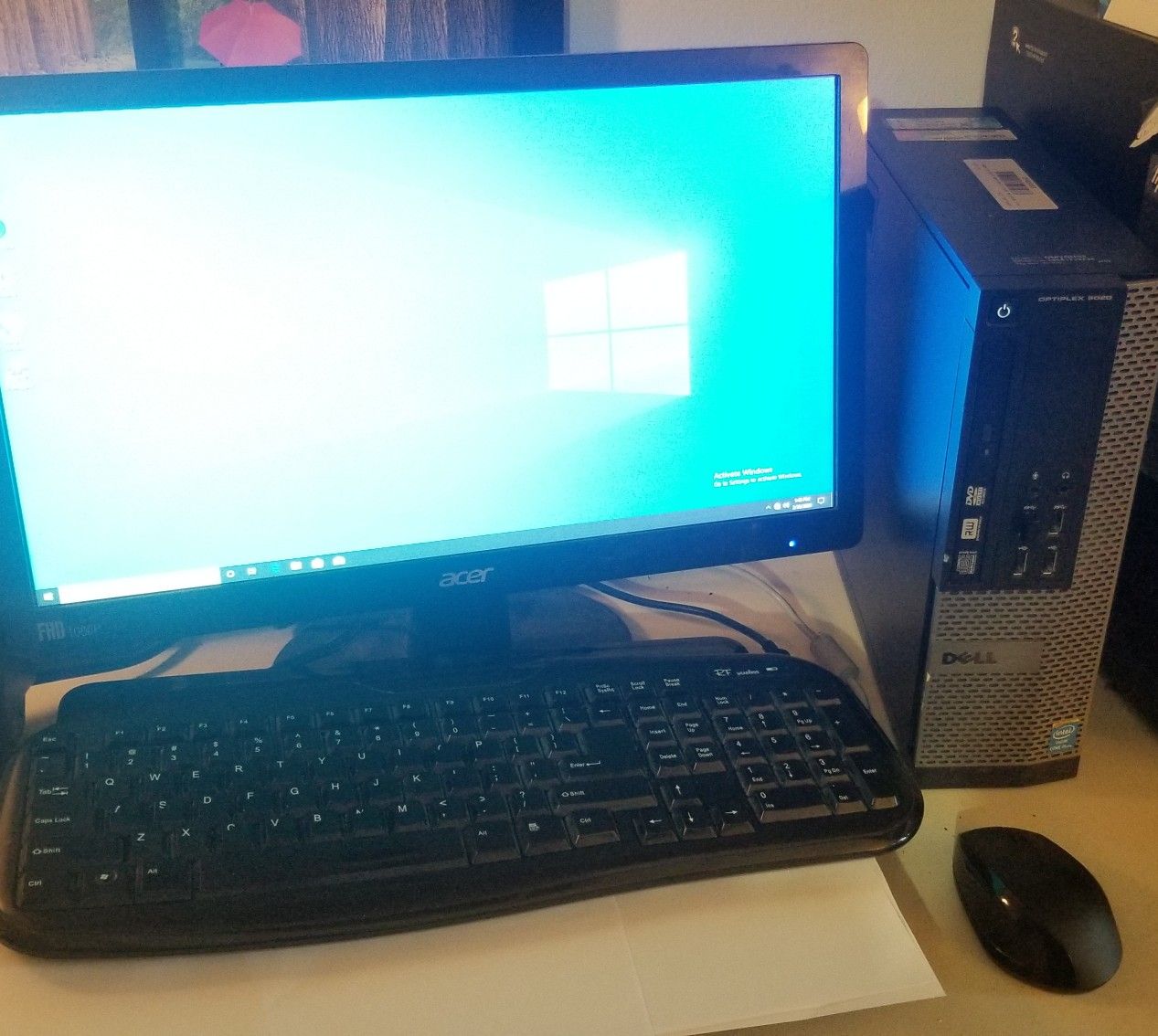 Dell OptiPlex 9020 w/ Monitor Keyboard Mouse Computer System