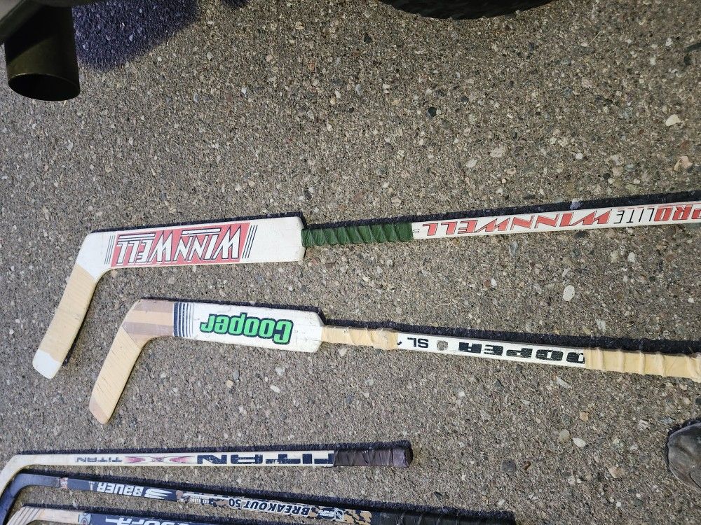 Assorted Hockey Sticks