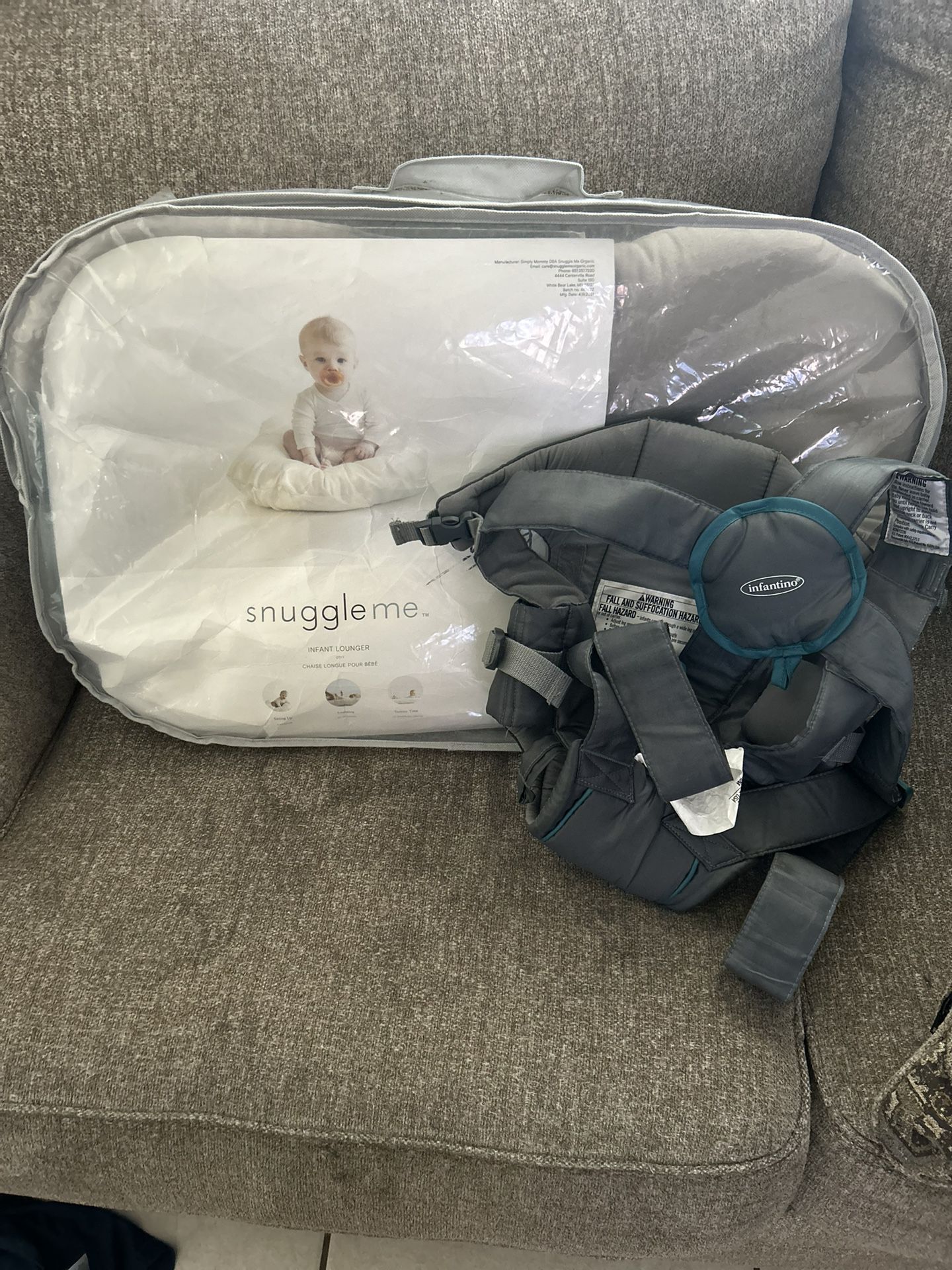 Snuggle Me Pillow Baby Carrier & Bumbo