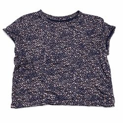 Ann Taylor LOFT navy floral shirt Size XXL