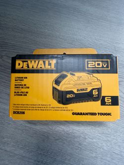 Dewalt 20V MAX Lithium-Ion 6.0Ah Battery