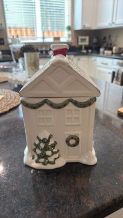 Christmas cookie jar