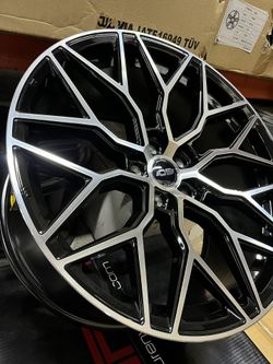 20”x10” GLOSS BLACK MACHINED FACE OS WHEELS FOR SALE!!!!