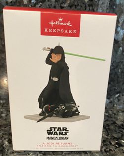 New Hallmark Keepsake 2022 Star Wars Mandalorian A Jedi Returns Luke Skywalker