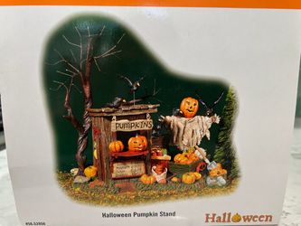 Department 56 Halloween Pumpkin Stand