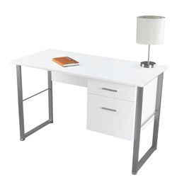 Realspace® Halton 48"W Computer Desk, White