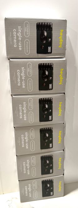 Heyday Single Use Camera 6 Pack 35mm Built-In Flash 27 Exposures NEW