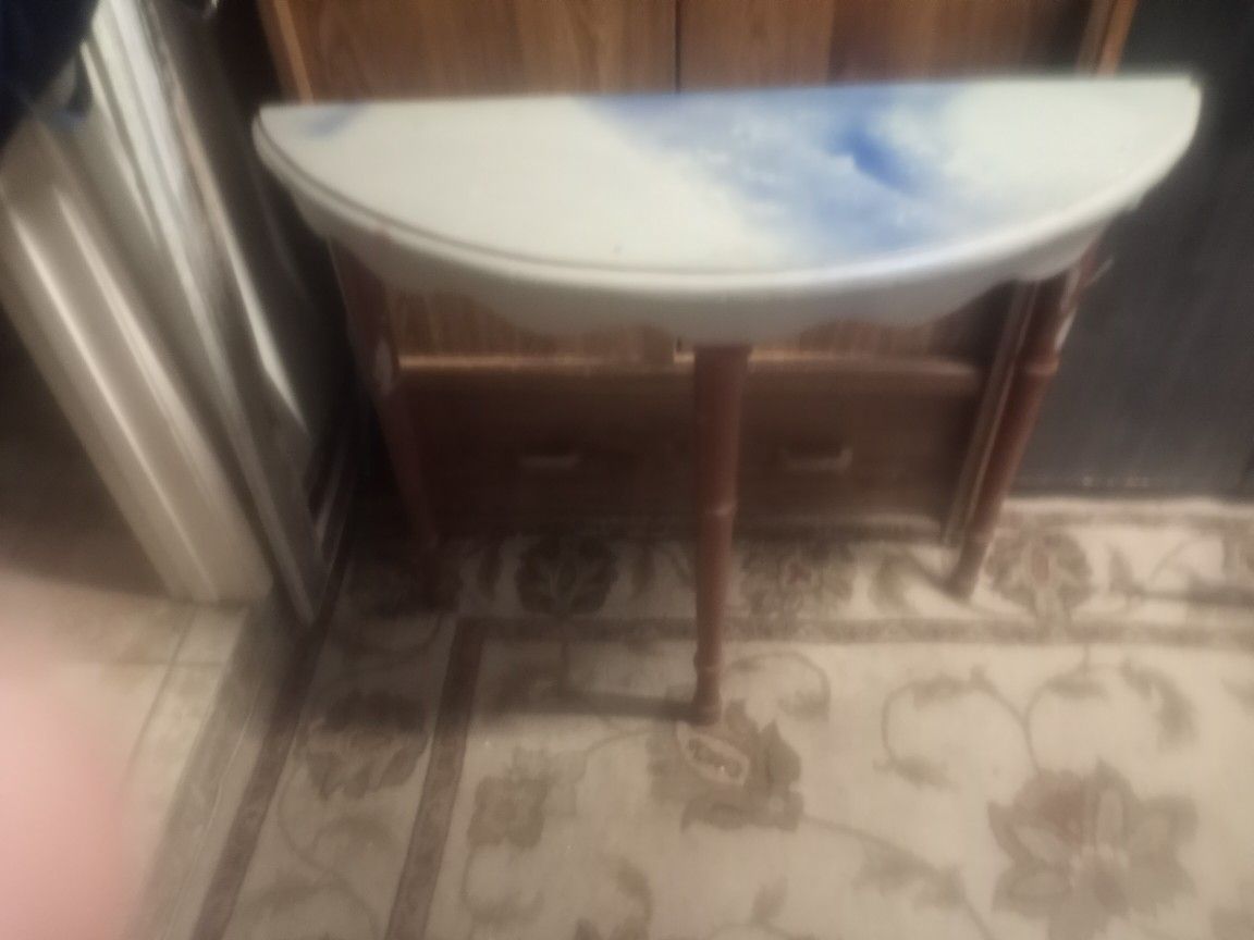 Vintage 3 Legged Console Table