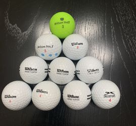 Wilson golf balls used (10)