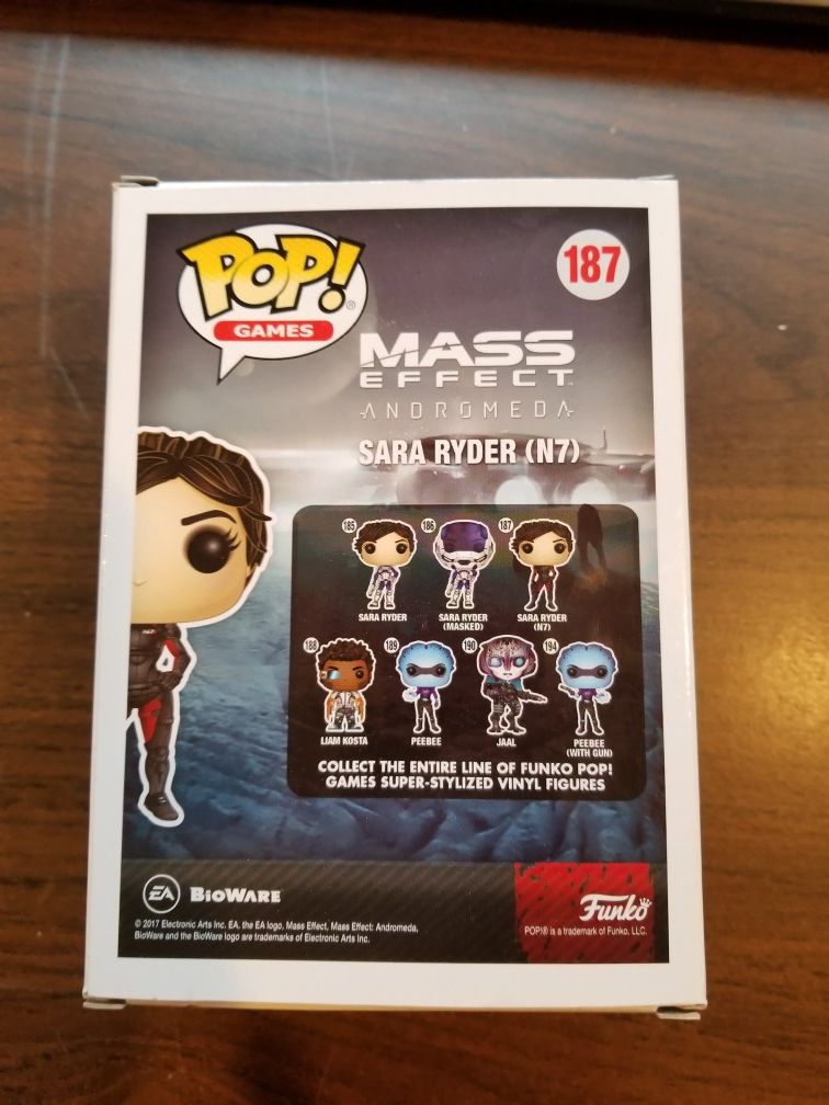 Sara Ryder #187 POP Vinyl Figure (N7) Funko